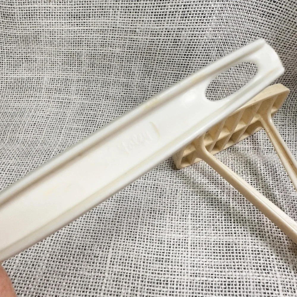 Foley Slotted Spoon & Potato Masher Beige Nylon‎ Kitchen Utensils Made in USA